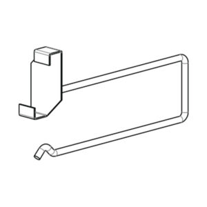 Peg Hook Wide Span Inside Mount Forward Facing