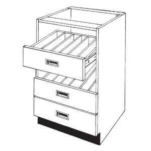 Pharmacy Wood Bottle Unit