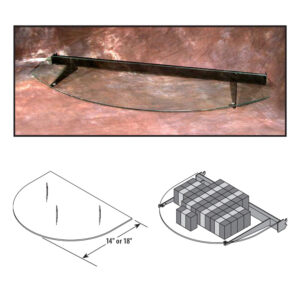 Radius Glass Shelf