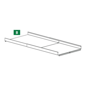 Saddle Bag Extendable with Top Shelf