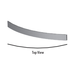 Standard Base Shelf Multi Radius Front Kickplate