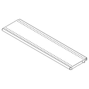 Standard Base Shelf T-Leg with Bullnose