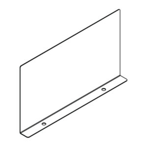 Sliding Peg Panel Bottom Track Bin Divider