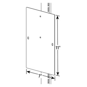 Sanitizing Station Accessory, Dispenser Mounting Plate