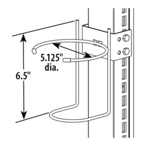 Sanitizing Station Accessory, Universal Gondola Upright Mount, Wipes Canister Holder