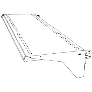 Straight-In, Heavy-Duty Upper Shelf