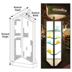 Triangular End Cap