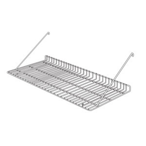 E Tubular H Display End Shelf