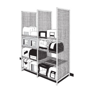 Tubular H Wall Display