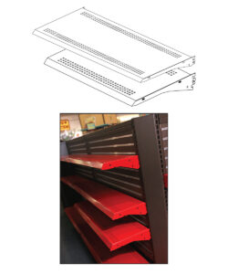 Tube Line Metal Shelves