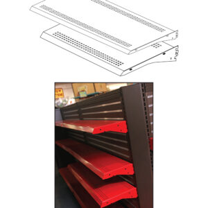 Tube Line Metal Shelves