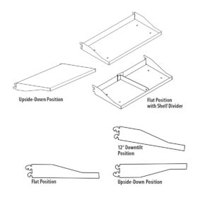 Tubular Pharmacy Shelf