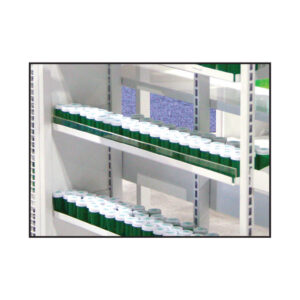 Tubular Pharmacy Shelf Acrylic Front