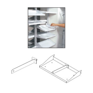 Tubular Pharmacy Shelf Divider
