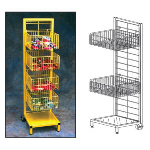 Trial Size Basket Displayer