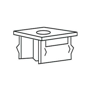 Upright Clear Cap
