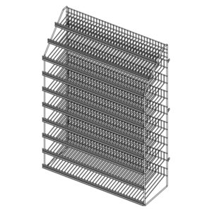 Ten Level Wire Candy Rack for Gondola