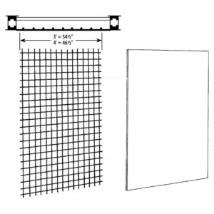Wire Grid Back System for Flush Backs (BH)