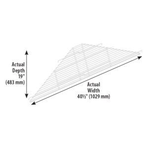 Wire Promotional Lobby Fixture Corner Shelf