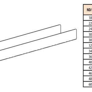 Wide Span Gravity Feed Channel