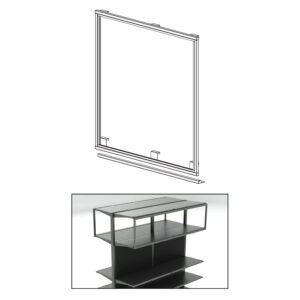 Wide Span Sign Holder Frame