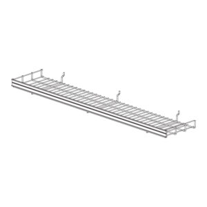 Wire T-Rack End Panel Shelf