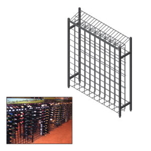 Wire Wine Display, Twelve Row