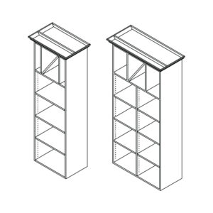 Wood Wine Tower Display