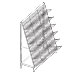 Freestanding 6-Level Wire DVD Rack