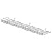 Wire T-Rack End Panel Shelf