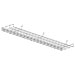 Wire T-Rack End Panel Shelf