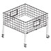 Wire High Rolling Bulk Basket