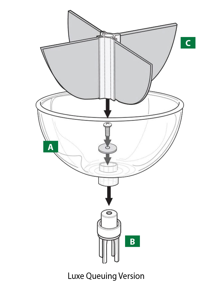 Queuing Bowl Components for Luxe Queuing