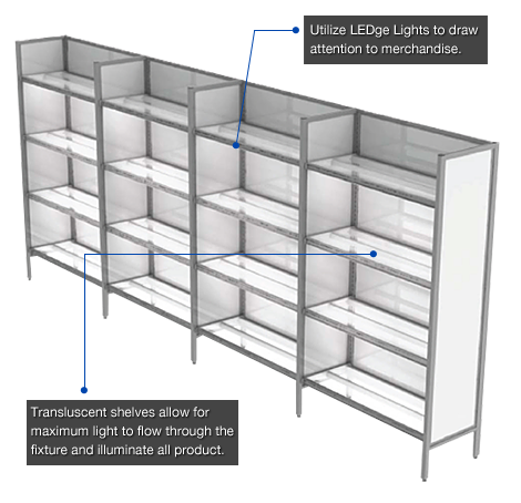 Vesta Aisle and Wall Fixture