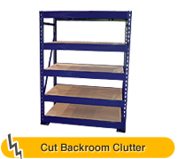 Cut Backroom Clutter