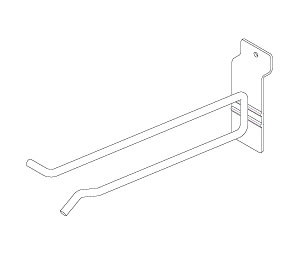 SWLHSH-(NL)-(PACK)-Slatwall Scanner Hook