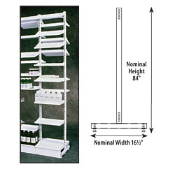 Tubular Pharmacy Gondola Upright