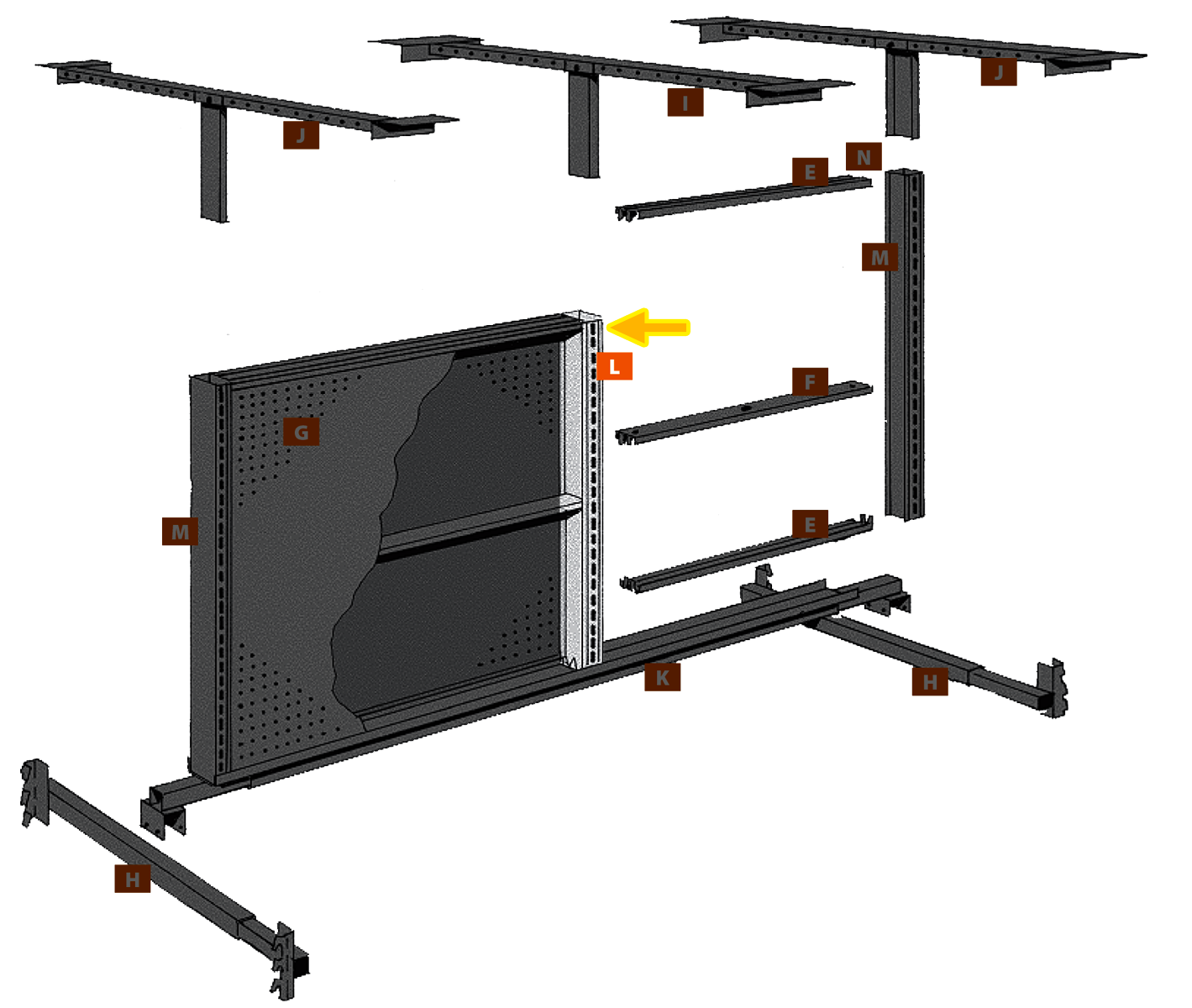 Pallet Rack Basic Upright