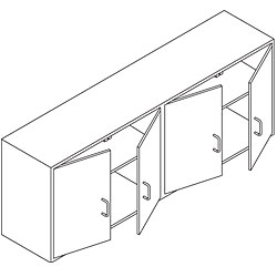 Prescription Work Wall Cabinet