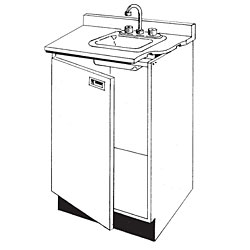 Pharmacy Wood Sink Unit