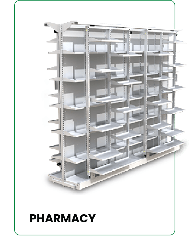 Security fixtures for pharmacy retail shelving