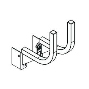 Pallet Rack Pipe Bracket– Front Mount