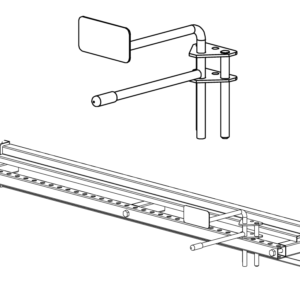 Vertical Divider Arm Heavy-Duty Scan Hook