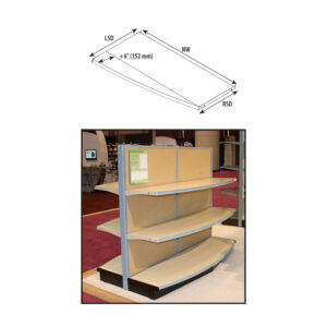 Half-Radius Base Shelf