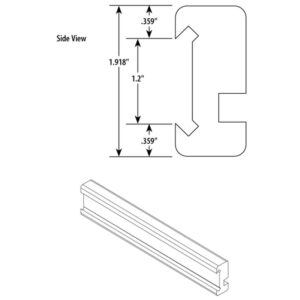 Captive Wood Tag Molding