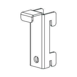 Tube Line T-Rack Upright Connector Bracket